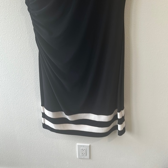 Lauren Ralph Lauren Black and White Sheath‎ Mini Dress - Picture 6 of 7